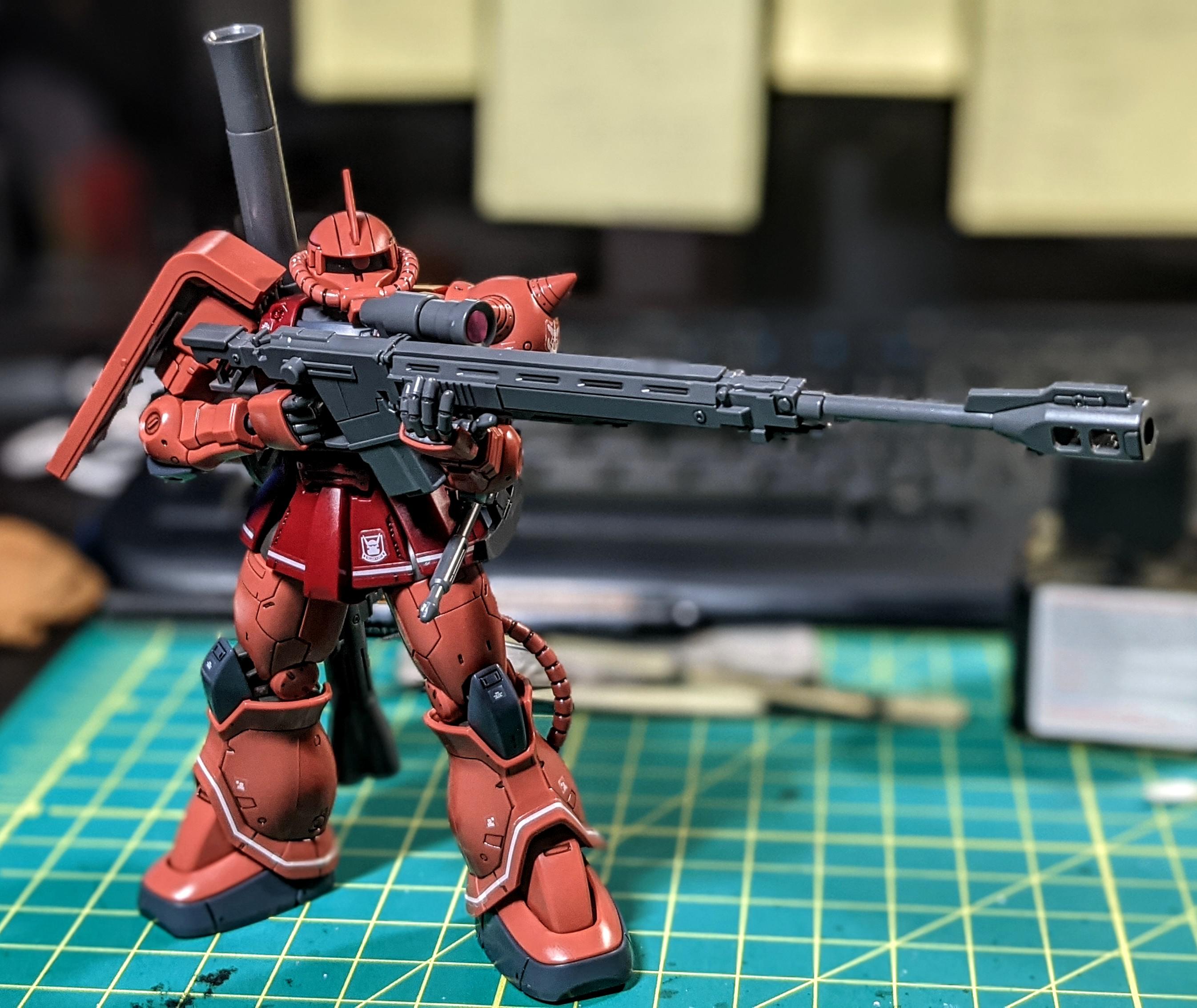 Char's Zaku 2 Red comet Ver. HG model kit
